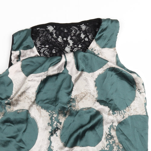 Preworn Womens Green   Tunic Blouse Size M