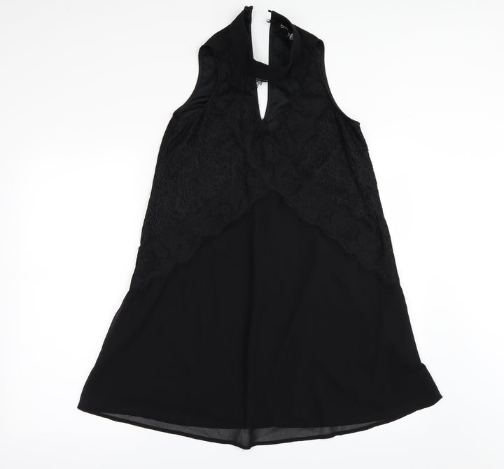 Boohoo Womens Black A-Line Size 10
