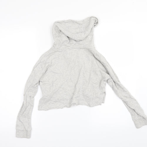Matalan Girls Green   Pullover Hoodie Size 9 Years  - cropped hoodie