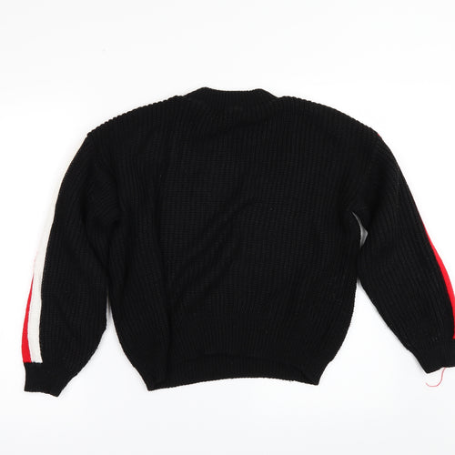 I SAW IT FIRST Womens Black   Pullover Jumper Size L