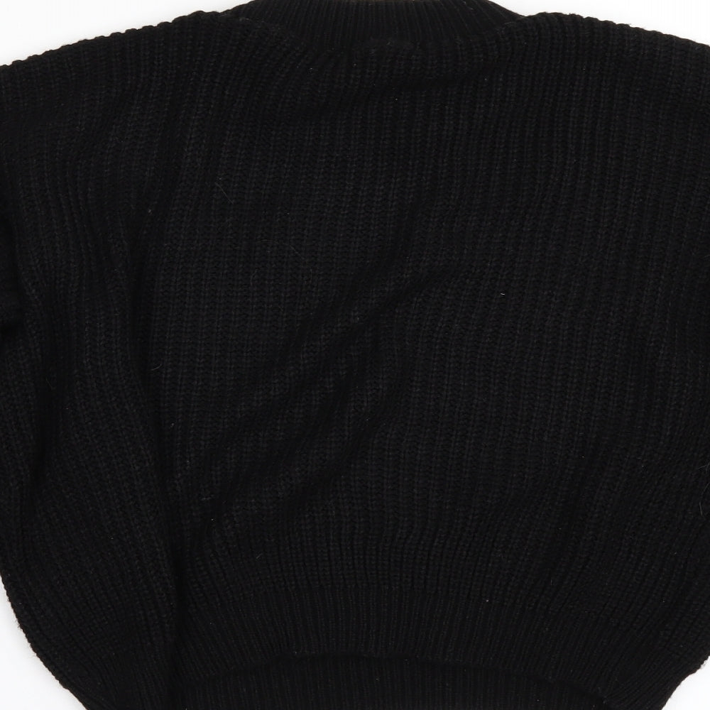 I SAW IT FIRST Womens Black   Pullover Jumper Size L
