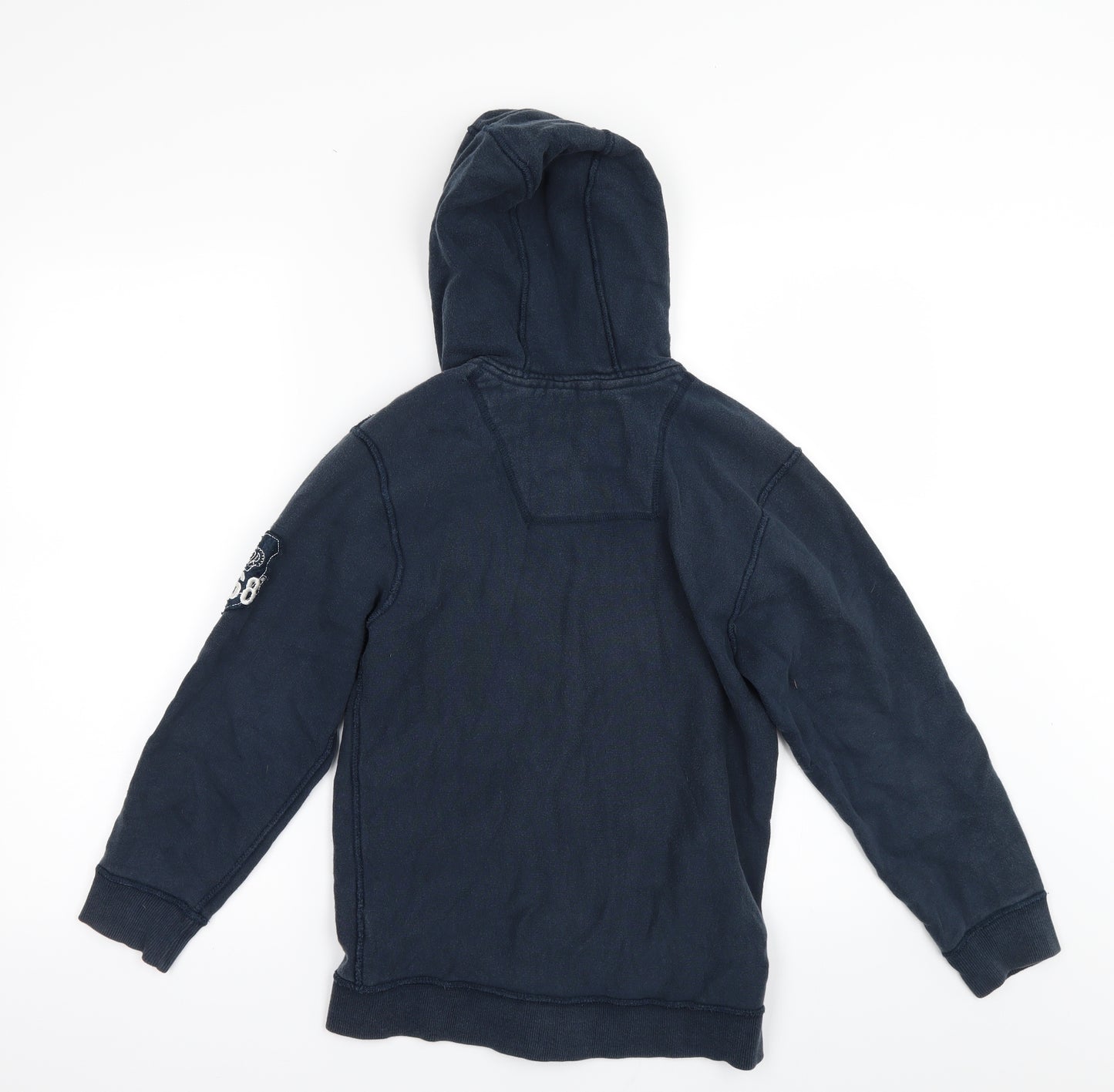 George Boys Blue   Full Zip Hoodie Size 9-10 Years