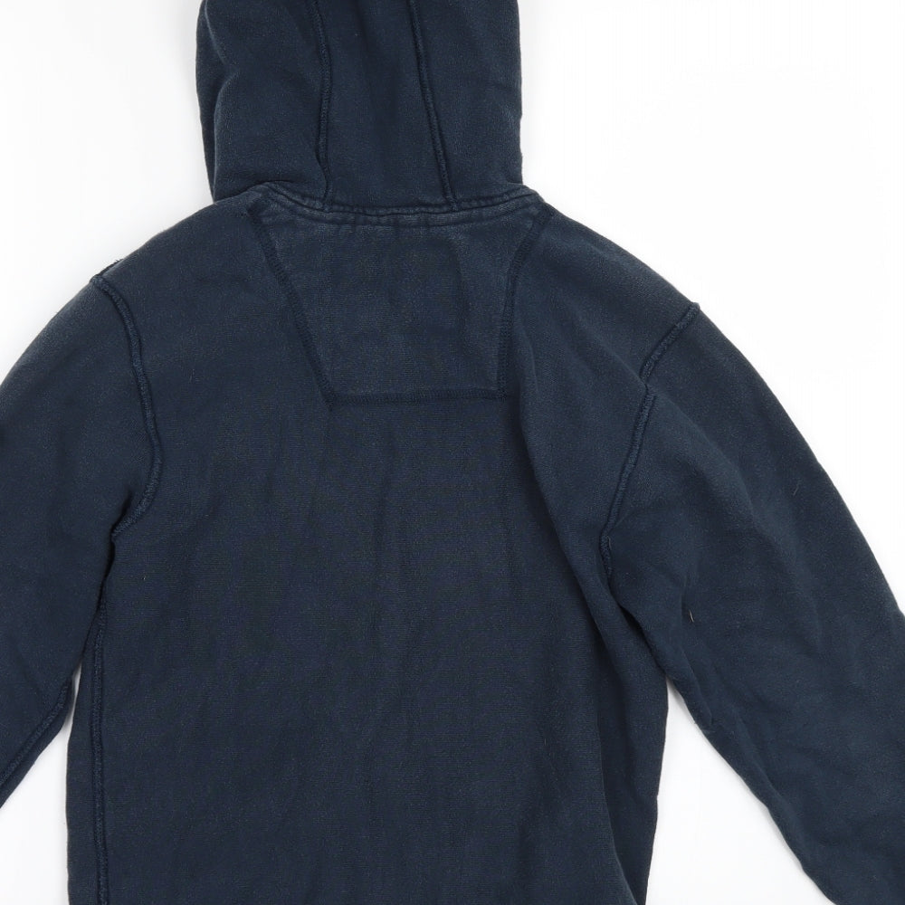 George Boys Blue   Full Zip Hoodie Size 9-10 Years