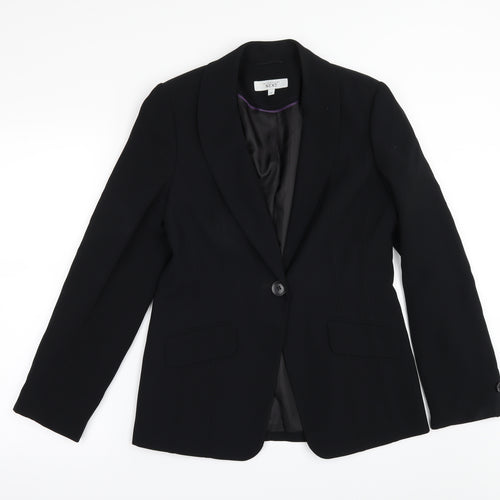 NEXT Womens Black Spotted  Jacket Suit Jacket Size 10
