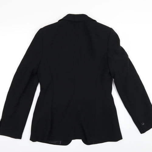 NEXT Womens Black Spotted  Jacket Suit Jacket Size 10