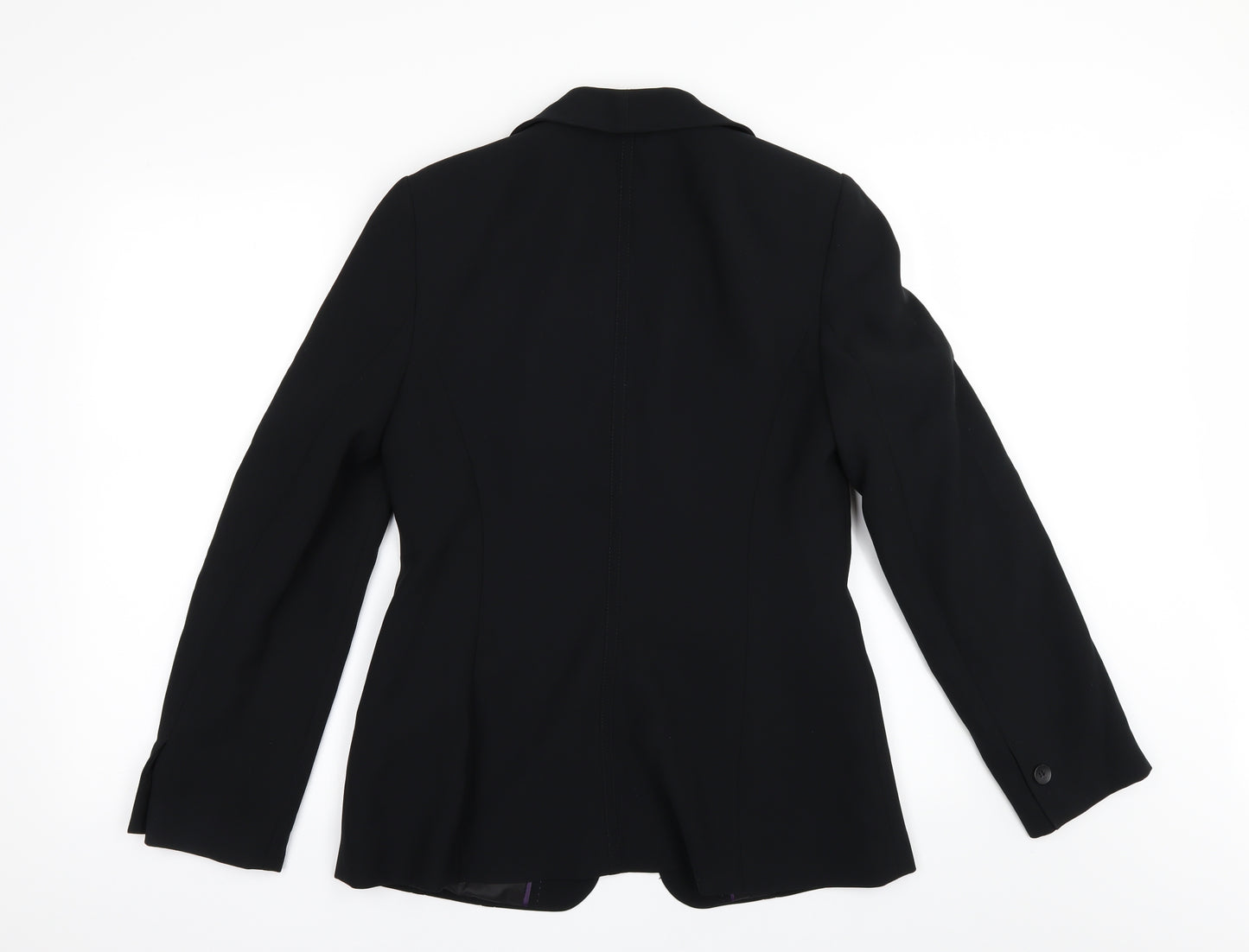 NEXT Womens Black Spotted  Jacket Suit Jacket Size 10