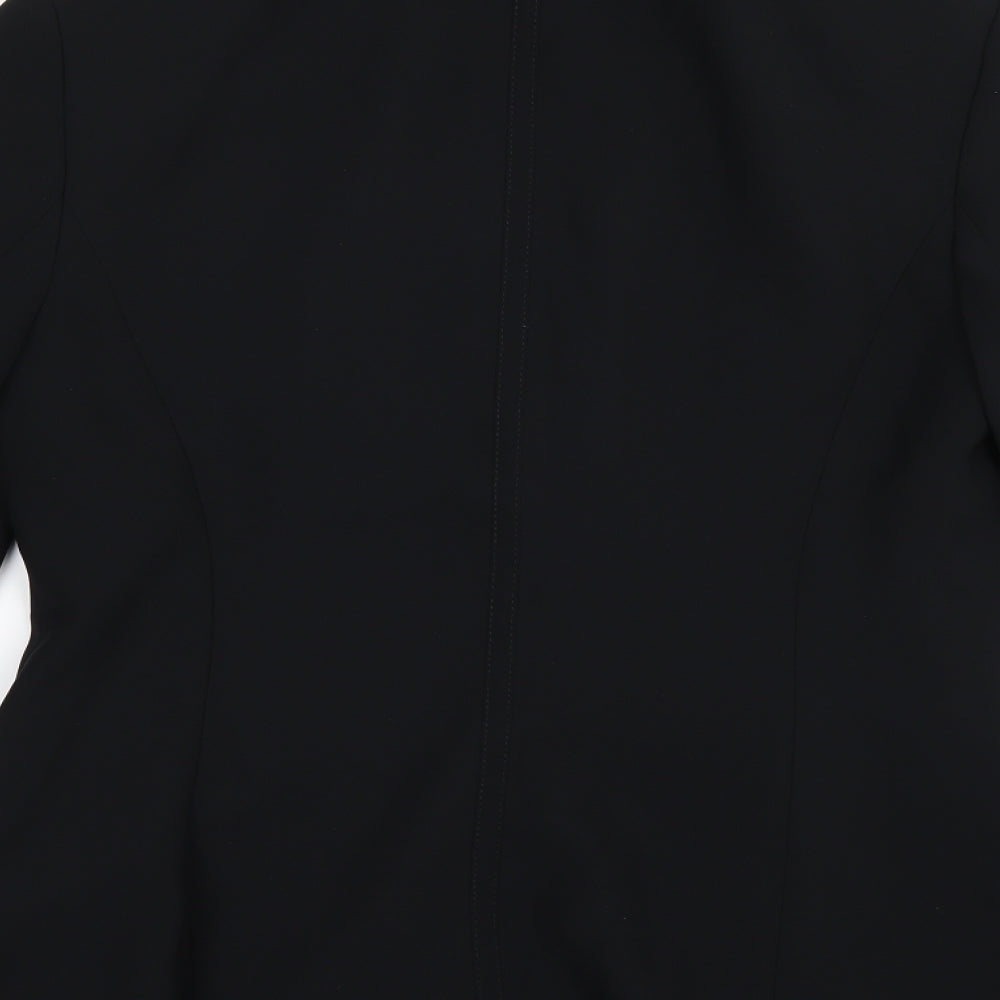 NEXT Womens Black Spotted  Jacket Suit Jacket Size 10