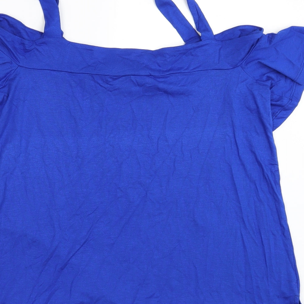 F&F Womens Blue   Basic T-Shirt Size 10