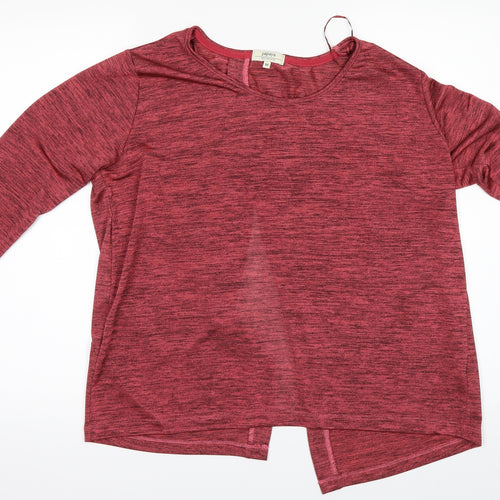 Papaya Womens Orange   Pullover Jumper Size M  - BACK SPLIT