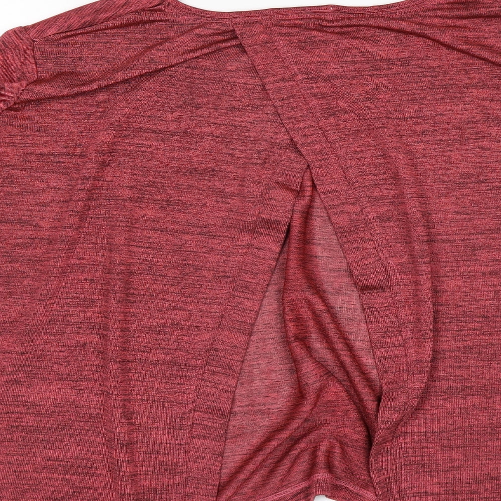Papaya Womens Orange   Pullover Jumper Size M  - BACK SPLIT