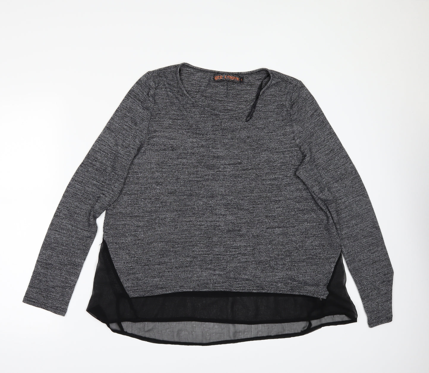 QED London Womens Grey   Tunic Blouse Size L