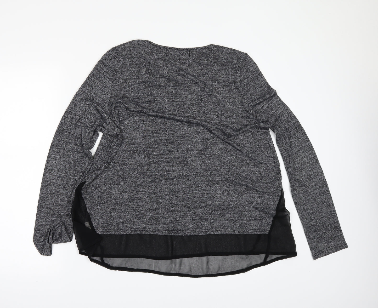 QED London Womens Grey   Tunic Blouse Size L