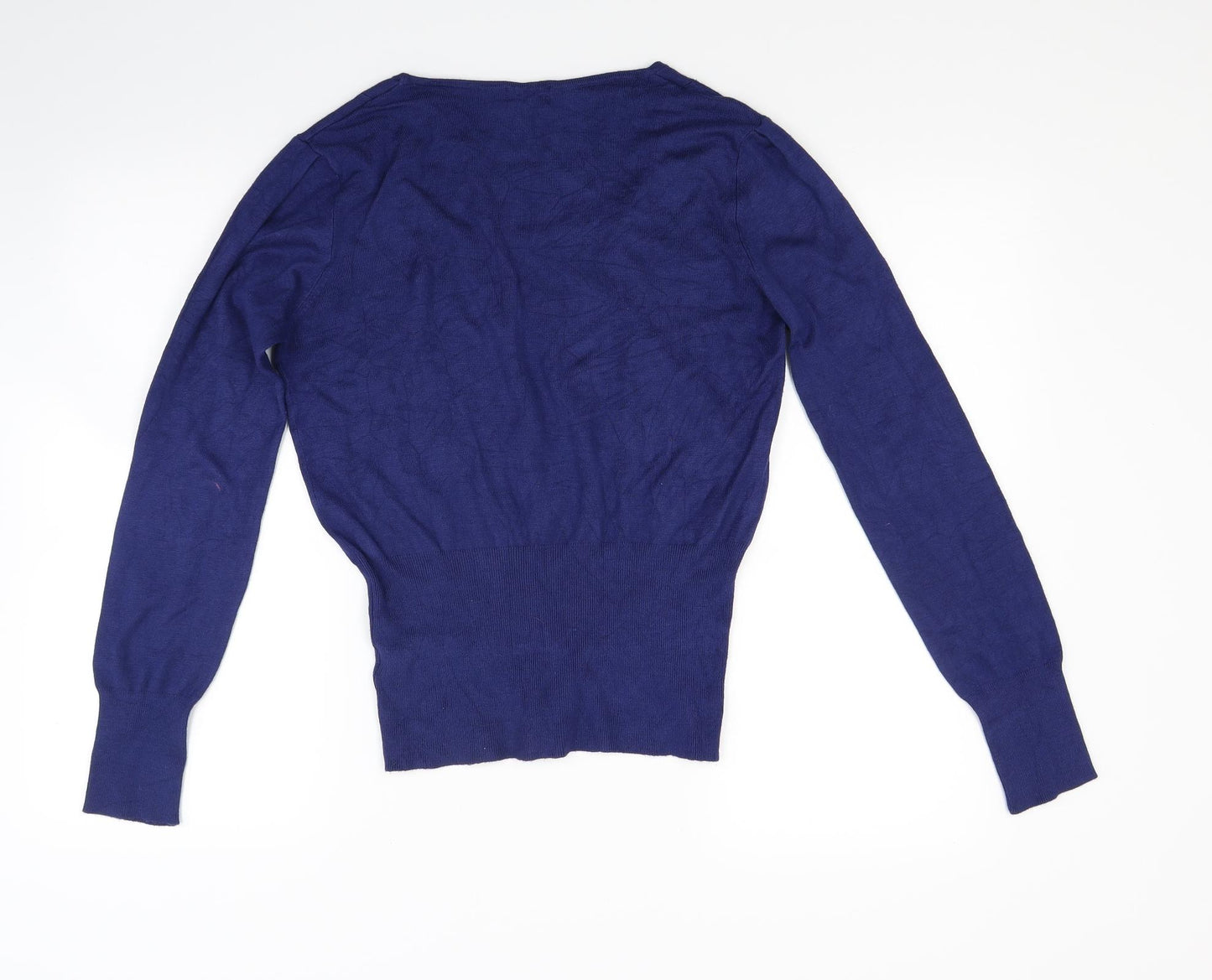 F&F Womens Blue  Knit Pullover Jumper Size 14