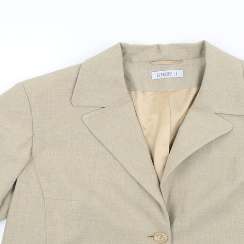 Blanchelle Womens Beige   Jacket  Size 12