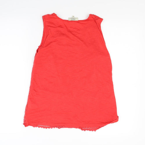 Papaya Womens Red  Jersey Basic Tank Size 8