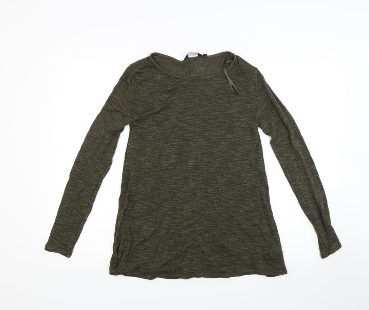 New Look Womens Green  Knit Pullover Jumper Size 8