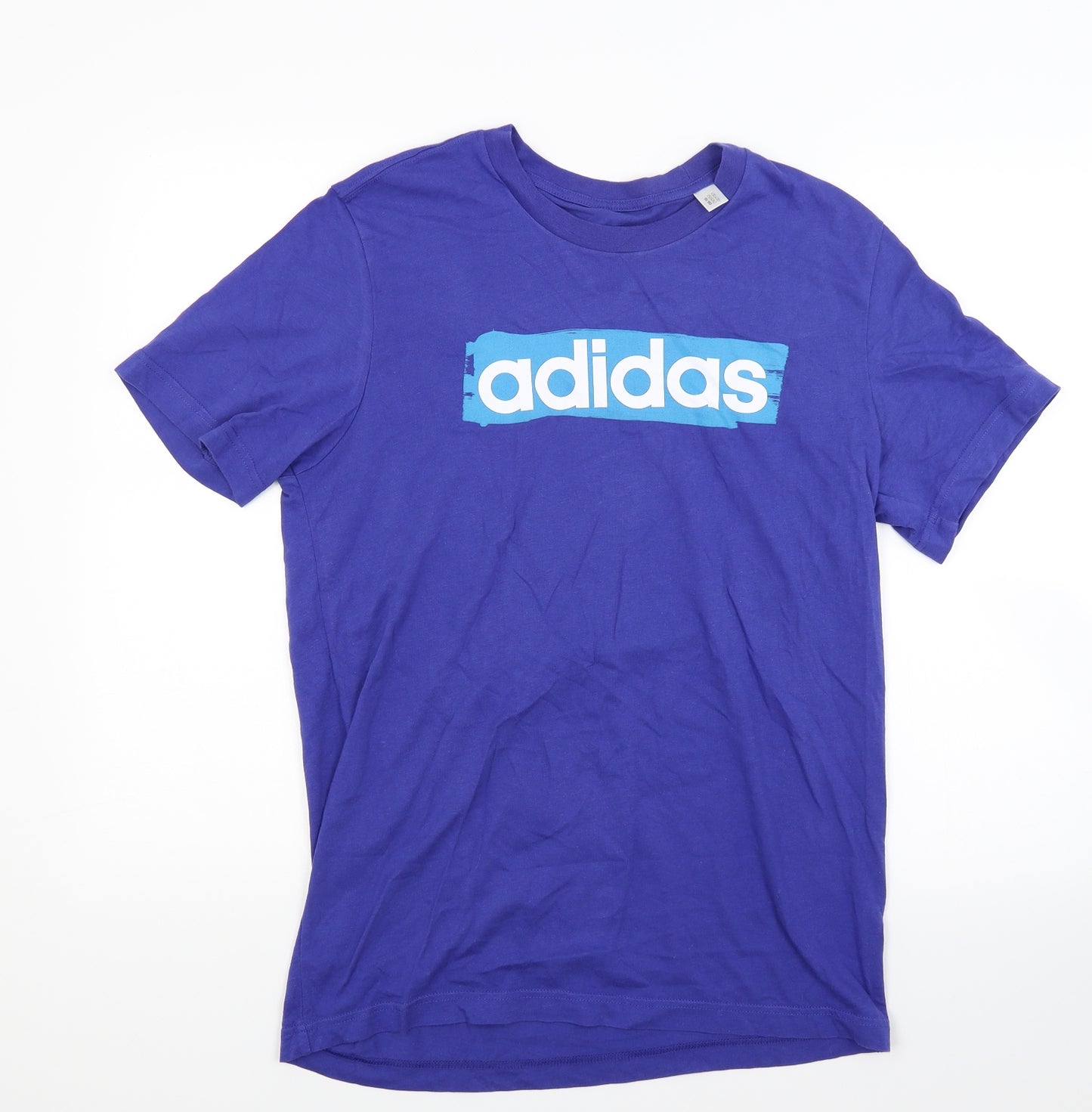 adidas Mens Blue  Jersey  T-Shirt Size M
