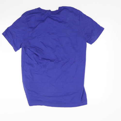 adidas Mens Blue  Jersey  T-Shirt Size M
