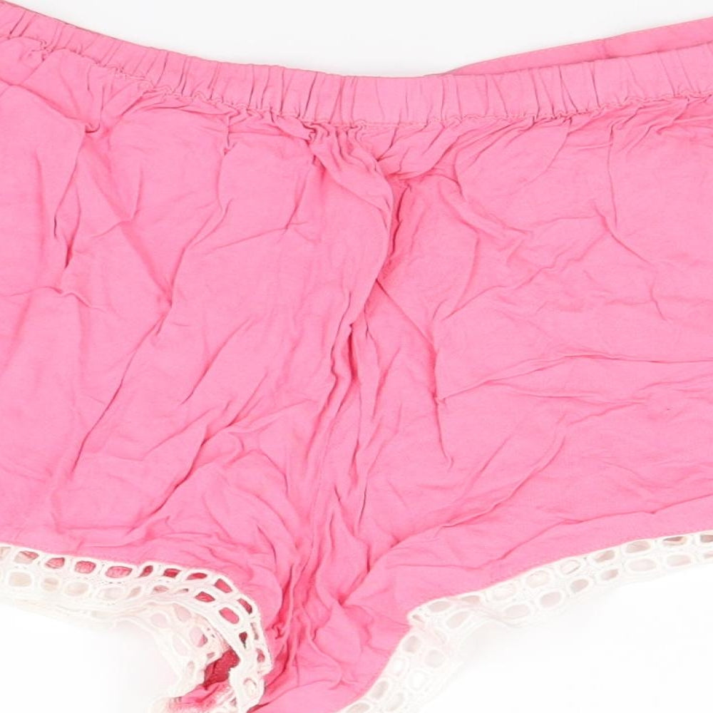 River Island Womens Pink   Hot Pants Shorts Size M