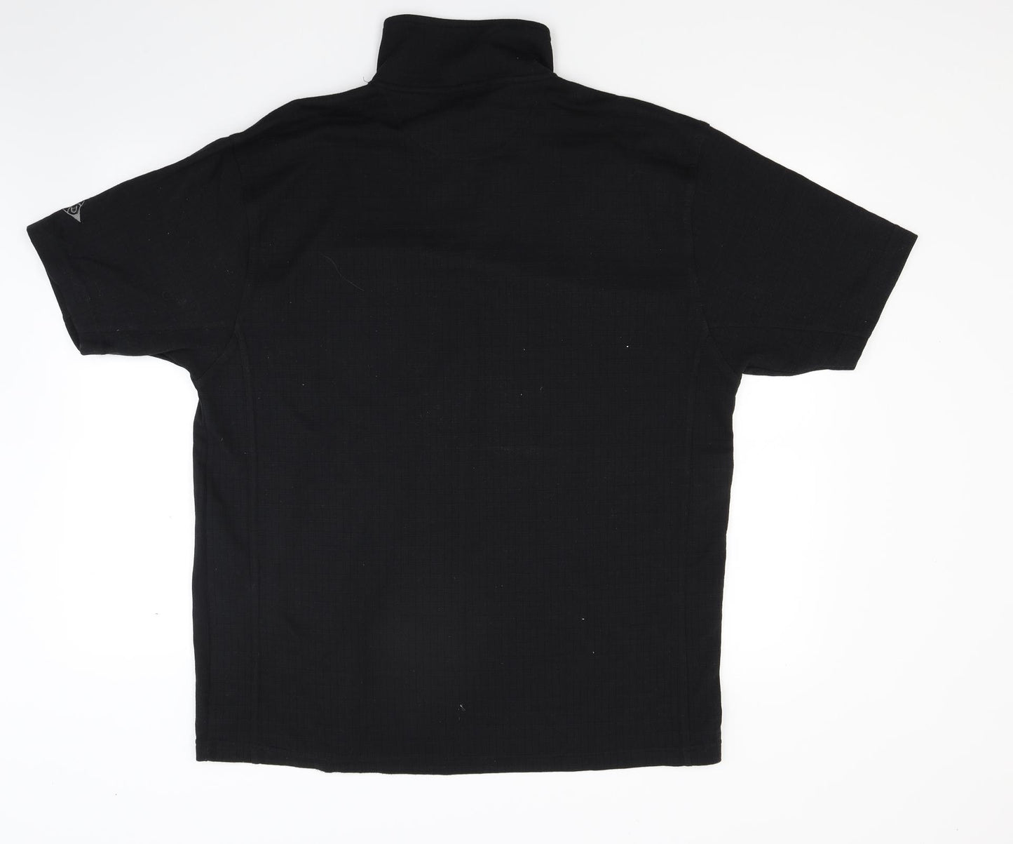 Dunlop Mens Black  Jacquard  Polo Size XL