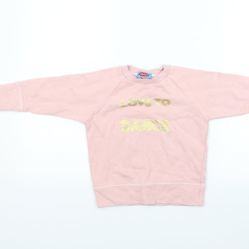Rhubarb Girls Pink   Pullover Sweatshirt Size 3-4 Years  - Love to dance