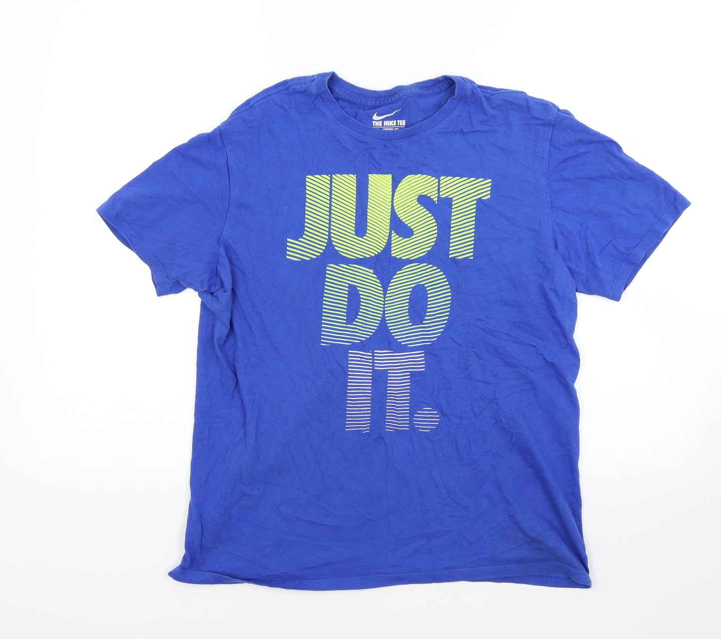 Nike Mens Blue  Jersey  T-Shirt Size M
