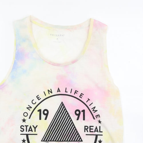 Primark Mens Multicoloured  Jersey  T-Shirt Size M  - California