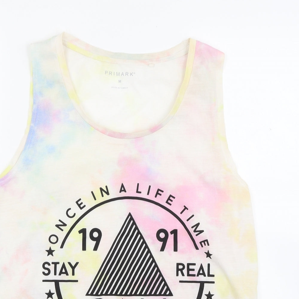 Primark Mens Multicoloured  Jersey  T-Shirt Size M  - California