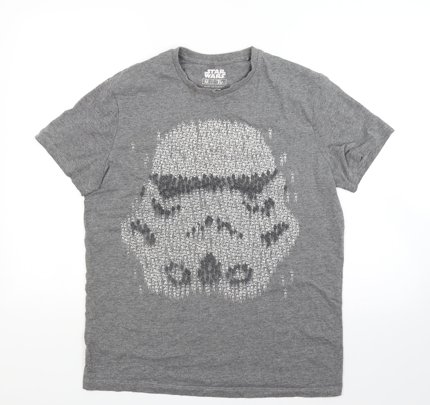 TU Mens Grey  Jersey  T-Shirt Size M  - STAR WARS
