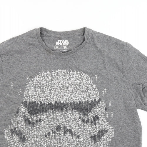 TU Mens Grey  Jersey  T-Shirt Size M  - STAR WARS