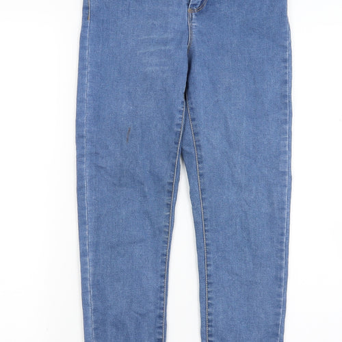 Primark Womens Blue  Denim Skinny Jeans Size 6 L24 in