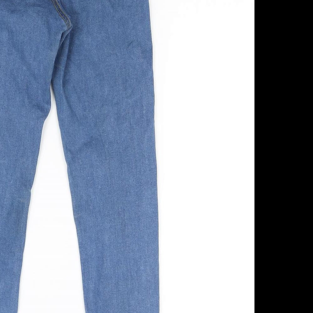 Primark Womens Blue  Denim Skinny Jeans Size 6 L24 in