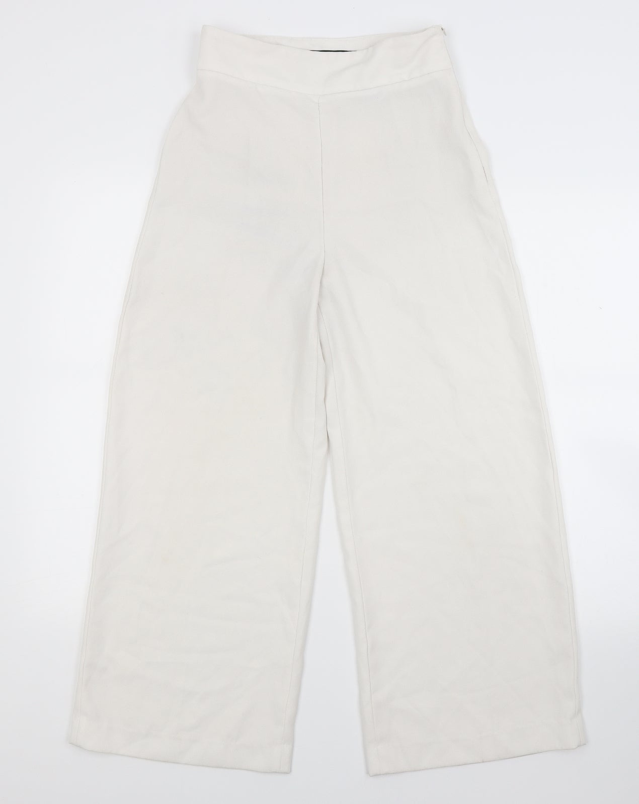 Zara Womens White   Trousers  Size XS L23 in