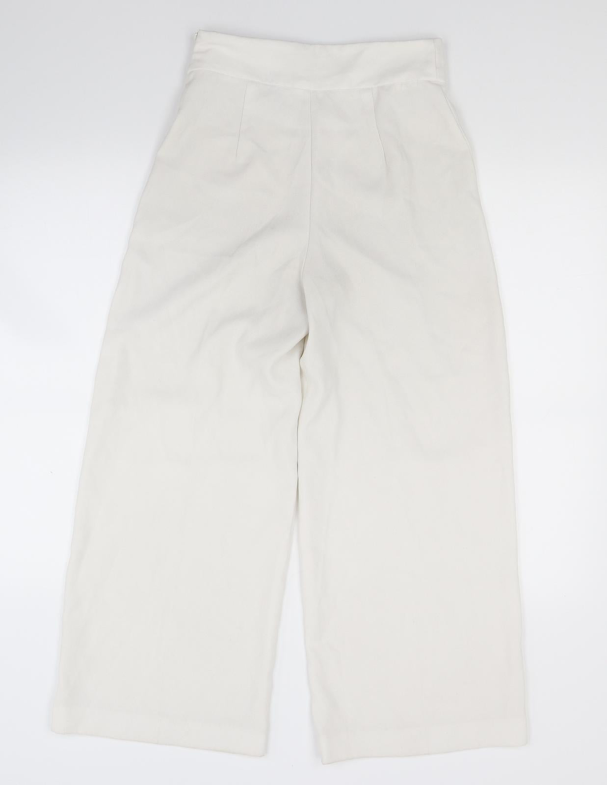 Zara Womens White   Trousers  Size XS L23 in