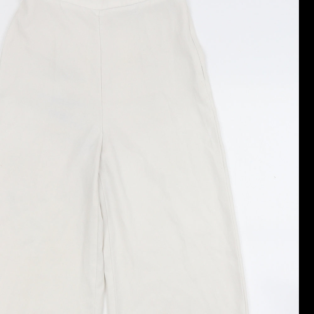 Zara Womens White   Trousers  Size XS L23 in