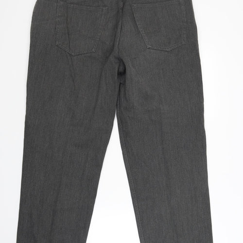 Denim & co Mens Grey   Straight Jeans Size 38 L34 in