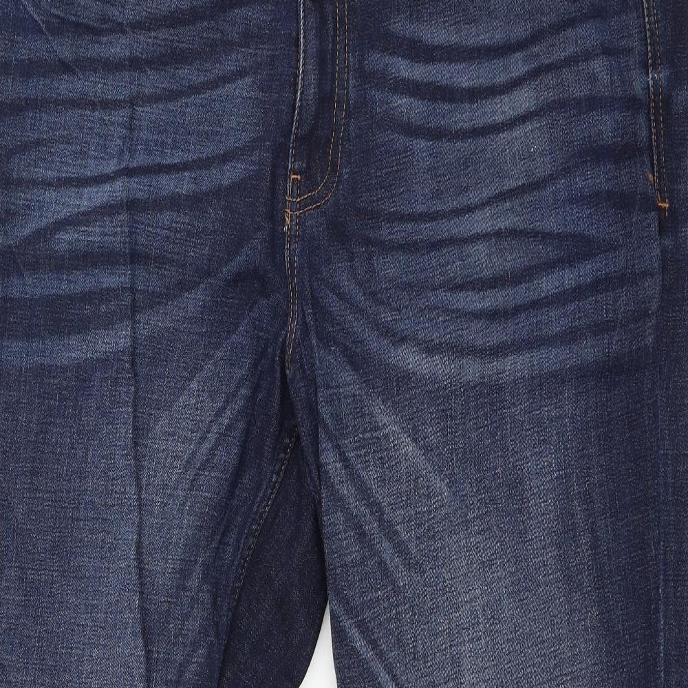 George Mens Blue  Denim Straight Jeans Size 38 L30 in