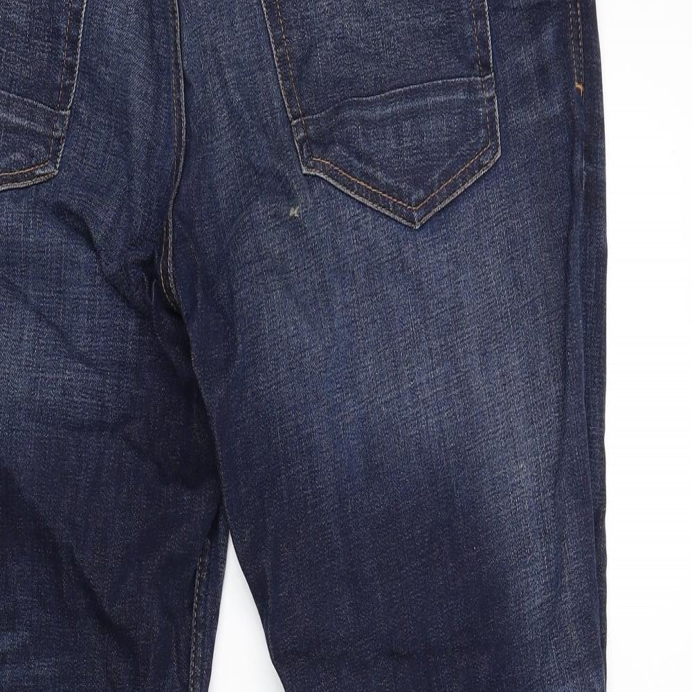 George Mens Blue  Denim Straight Jeans Size 38 L30 in