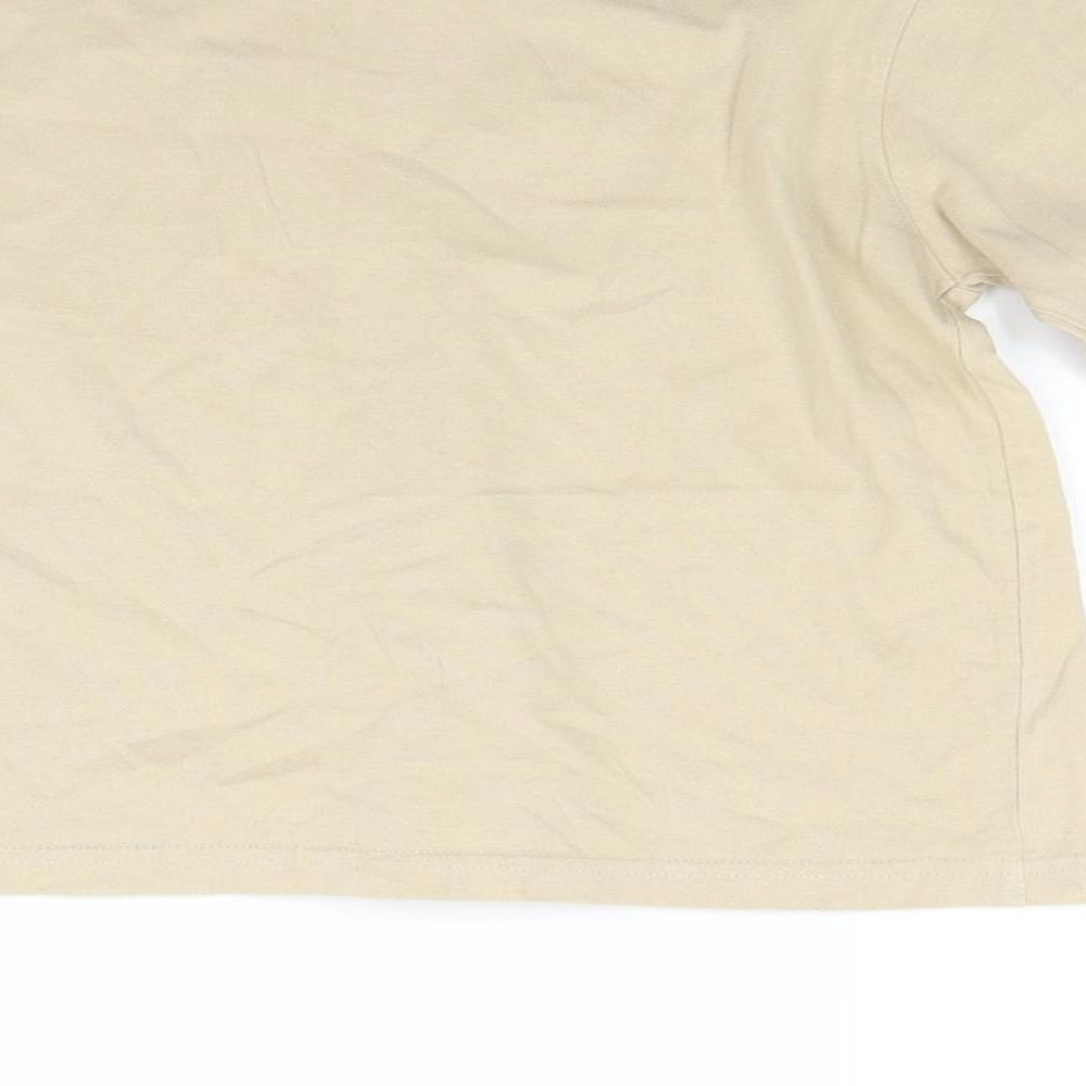 George Boys Beige   Basic T-Shirt Size 5-6 Years