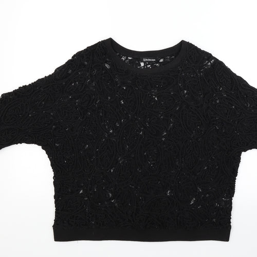 Kaleidoscope Womens Black   Basic T-Shirt Size 10