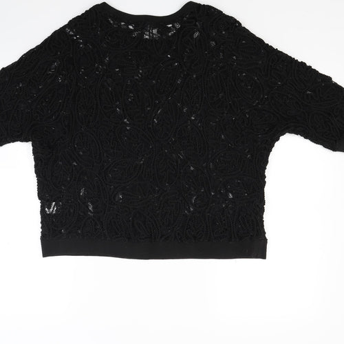Kaleidoscope Womens Black   Basic T-Shirt Size 10