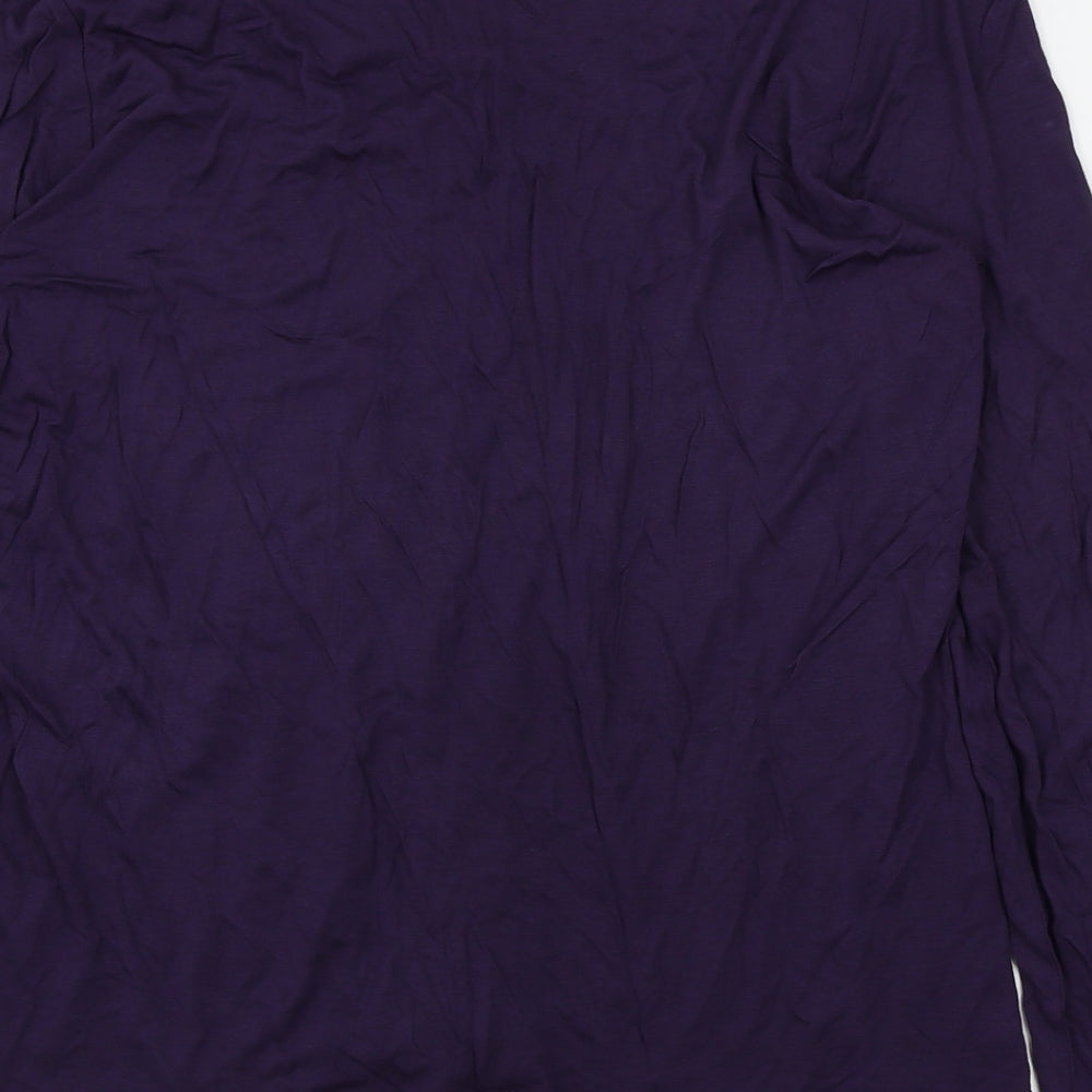 Per Una Womens Purple   Basic T-Shirt Size 16