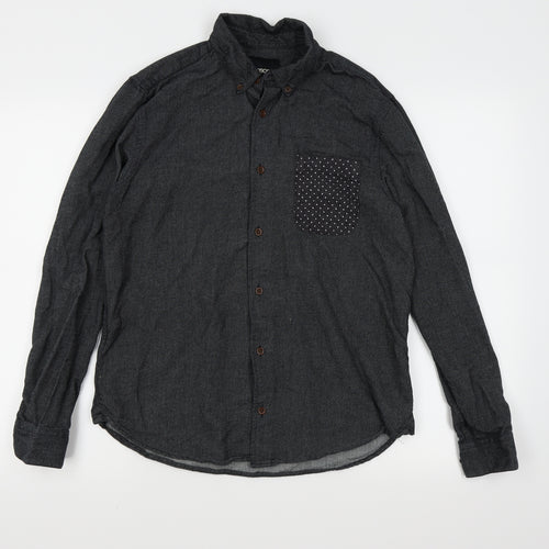 ASOS Mens Black    Button-Up Size S