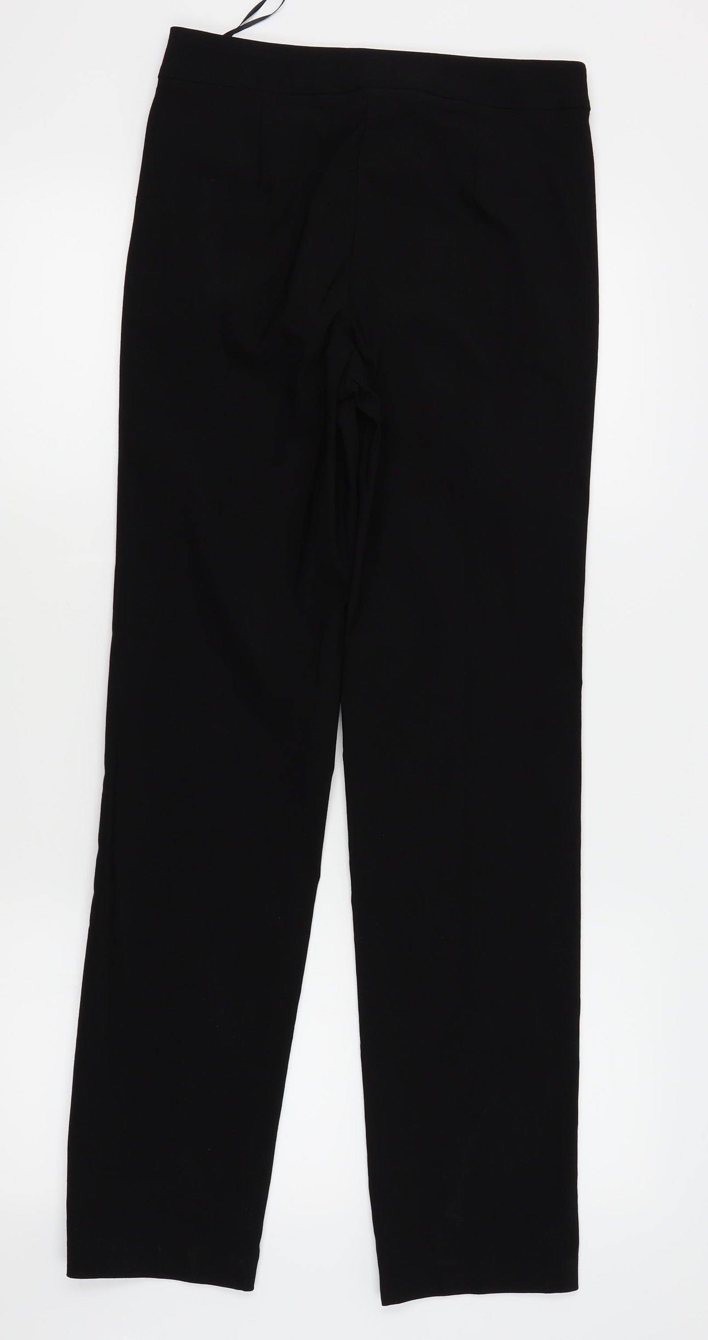 Papaya Womens Black   Trousers  Size 8 L31 in
