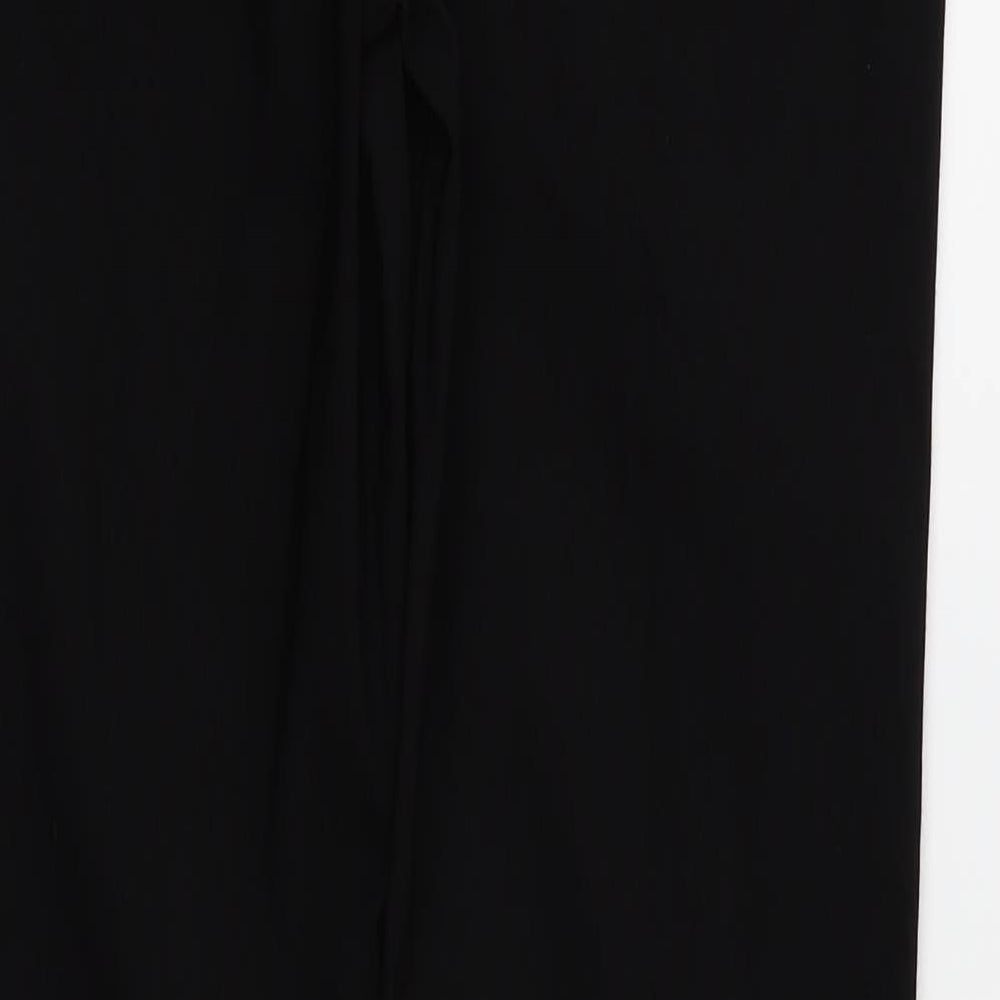 Papaya Womens Black   Trousers  Size 8 L31 in
