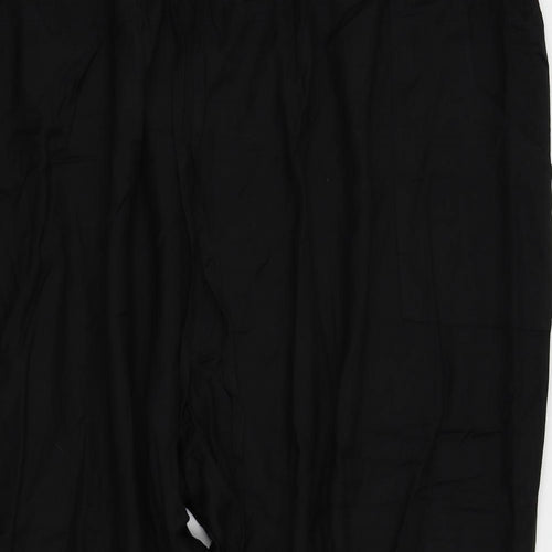 label be Womens Black   Capri Trousers Size 32 in L21 in