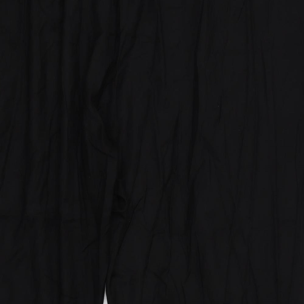 label be Womens Black   Capri Trousers Size 32 in L21 in