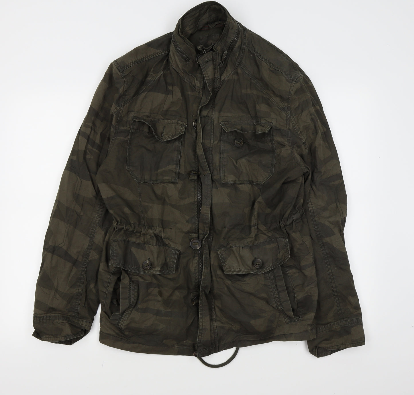 F&F Mens Brown Camouflage  Jacket  Size M