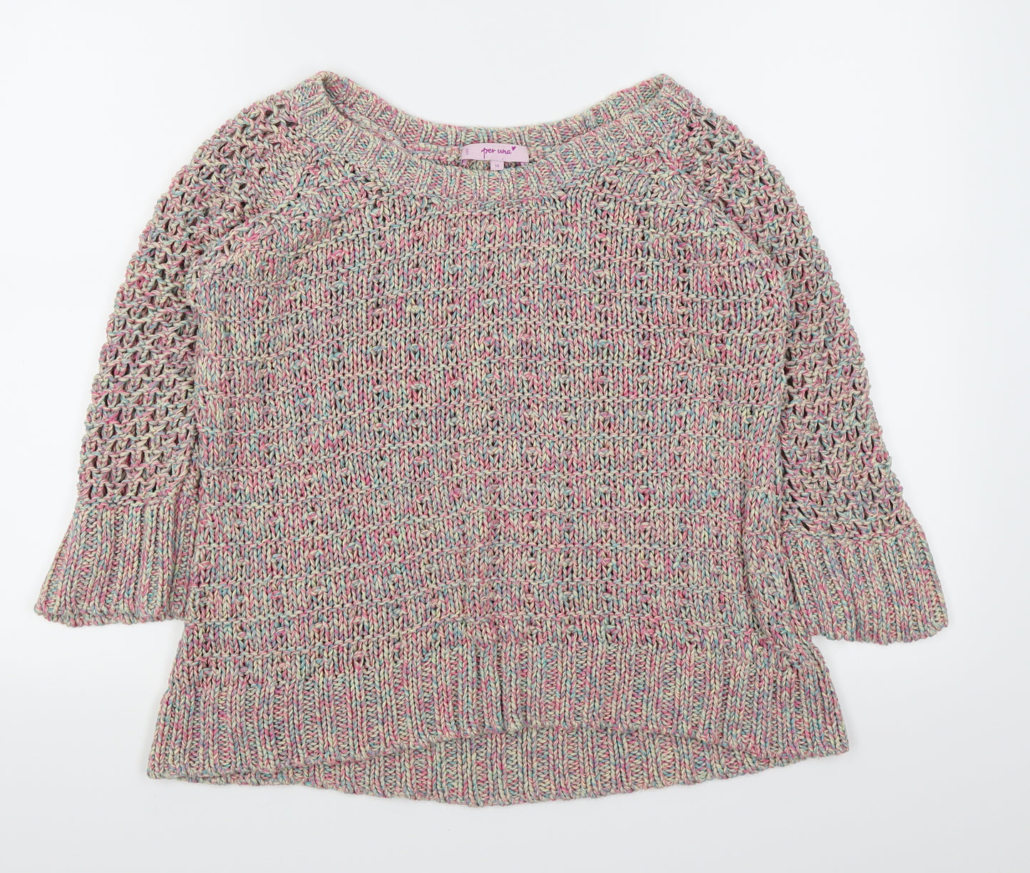Per Una Womens Multicoloured   Pullover Jumper Size 16