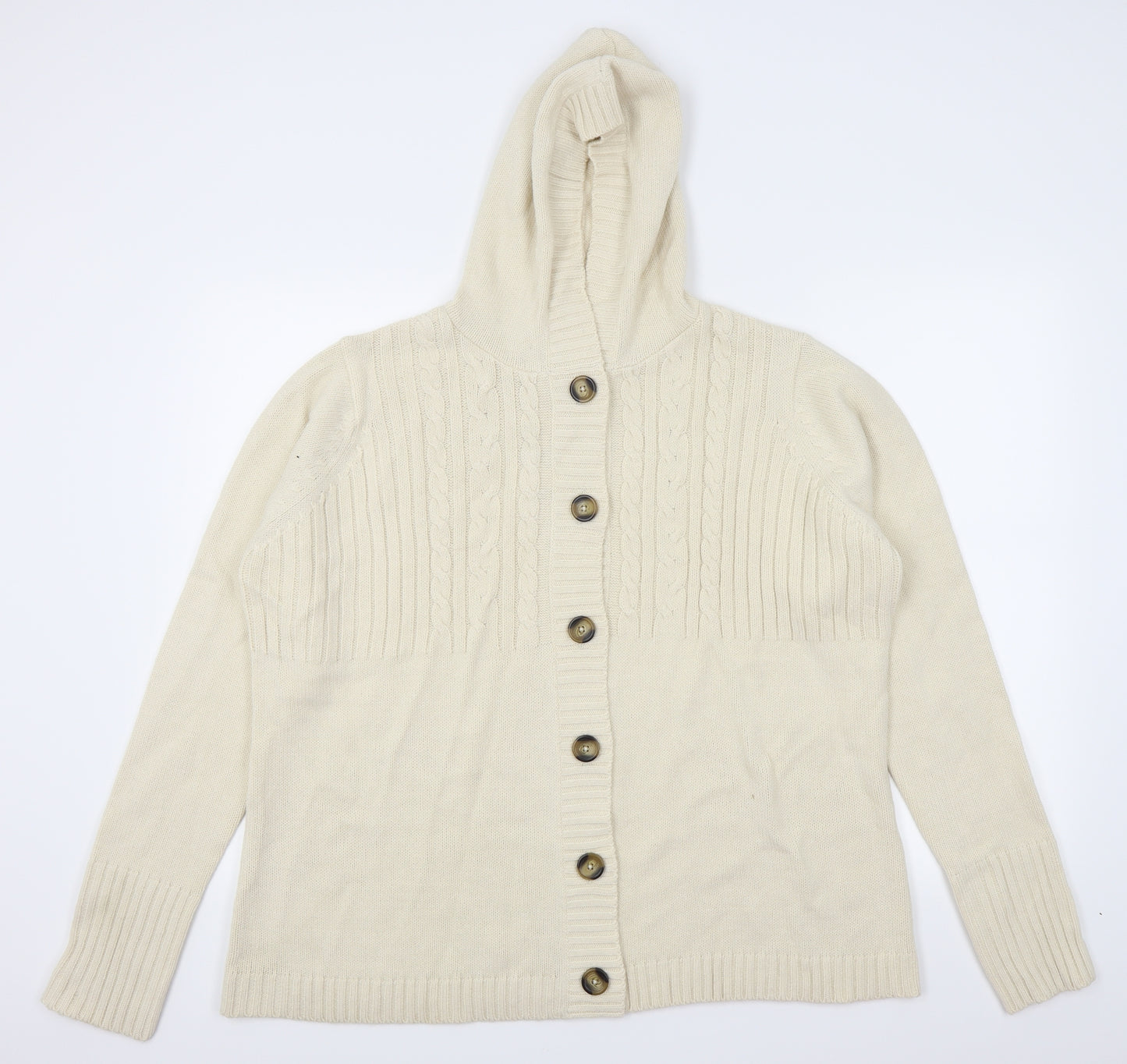 Glamorosa Womens Beige   Cardigan Jumper Size 20